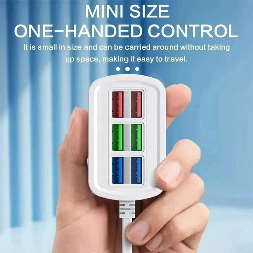 Port usb fast charger - 6-port,