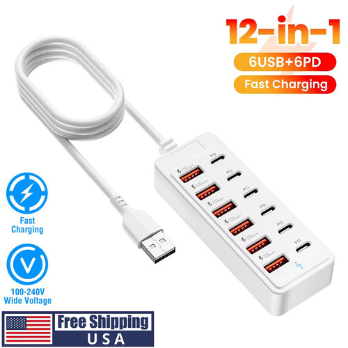 66w usb charging station - 66w,
